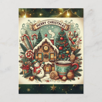 Cartão Postal De Festividades Feestdagen briefkaart