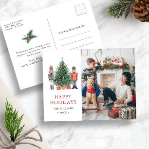 Cartão Postal De Festividades Felicidade de Foto Moderna