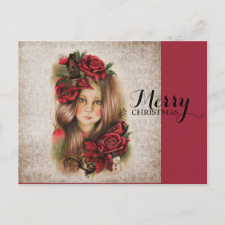 Cartão Postal De Festividades Feliz