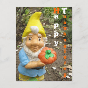 Cartão Postal De Festividades Feliz Ação de Graças