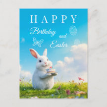 Feliz Aniversário e Coelho de Páscoa