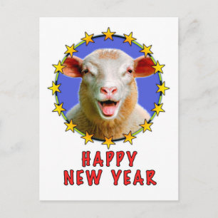 CARTÃO POSTAL DE FESTIVIDADES FELIZ ANO NOVO
