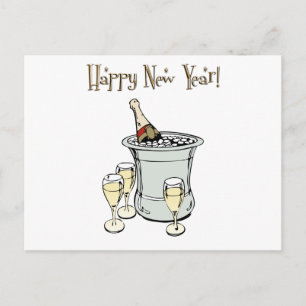 Cartão Postal De Festividades Feliz Ano Novo!