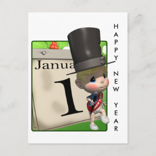 CARTÃO POSTAL DE FESTIVIDADES FELIZ ANO NOVO!