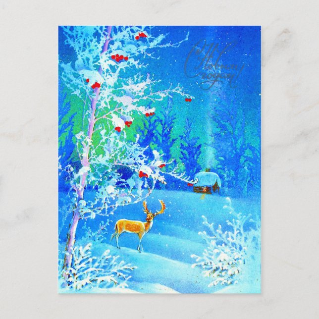 Cartão Postal De Festividades Feliz ano novo (Frente)