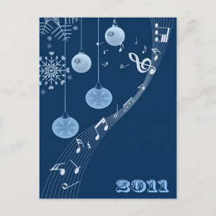 Cartão Postal De Festividades Feliz ano novo