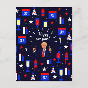 Cartão Postal De Festividades feliz ano novo