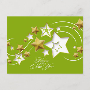 CARTÃO POSTAL DE FESTIVIDADES FELIZ ANO NOVO -
