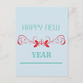 Cartão Postal De Festividades Feliz ano novo
