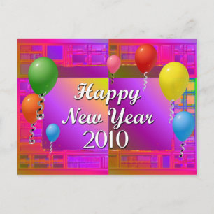 Cartão Postal De Festividades Feliz ano novo 2010