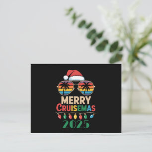 Cartão Postal De Festividades Feliz Cruisemas 2025 Cruise Personalizada Do Xmas