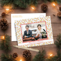 Feliz de Holly Gold Foil Casada no Natal