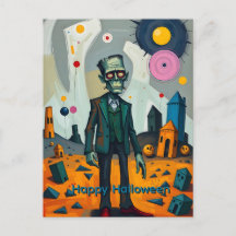 Feliz Dia das Bruxas do Monstro de Frankenstien