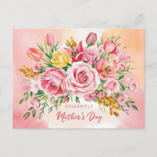 Cartão Postal De Festividades Feliz Dia das Mães!