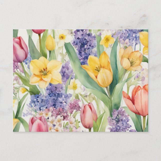 Cartão Postal De Festividades Feliz Dia das Mães! (Frente)