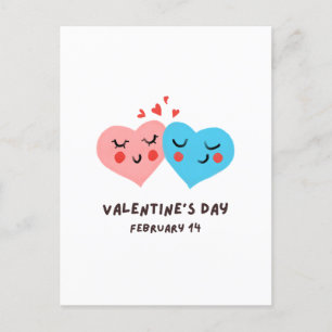 Cartão Postal De Festividades Feliz dia de os namorados - Imagens de Amor Engraç