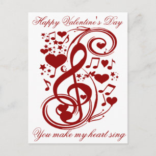 Cartão Postal De Festividades Feliz dia de os namorados, Love_Postcard