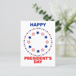 Cartão Postal De Festividades Feliz dia do presidente