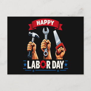 Cartão Postal De Festividades Feliz Dia do Trabalho