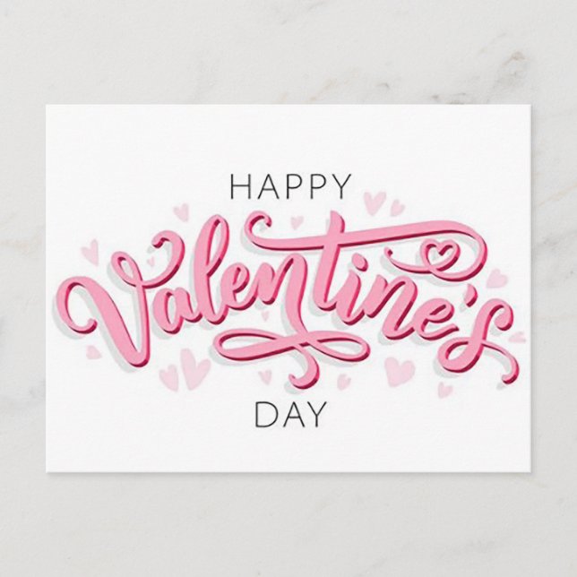 Cartão Postal De Festividades Feliz Dia dos Namorados (Frente)