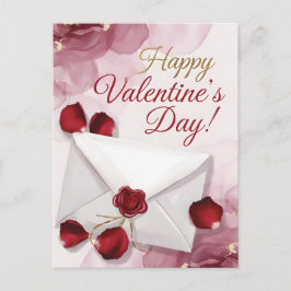 Cartão Postal De Festividades Feliz Dia dos Namorados! Carta de Amor
