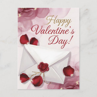 Cartão Postal De Festividades Feliz Dia dos Namorados! Carta de Amor