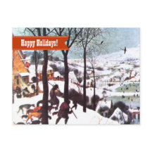 Feliz Férias. Cartão de Natal De Arte Fina