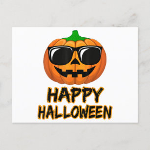 Cartão Postal De Festividades Feliz Halloween Costume Engraçado Pumpkin