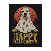 Feliz Halloween Labrador Retriever Dog Ghost