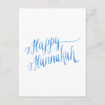 Cartão Postal De Festividades Feliz Hanukkah Chanukah HANNUKKAH HANUKA<br><div class="desc">Use nosso modelo, trabalho de arte, foto, gráfico ou ilustração legal e adicione um nome, texto, aspas ou monograma para criar sua própria placa de posto de fotos retratos personalizada ou monogramada. Clique em "Personalizar!" para torná-lo totalmente personalizado. Esses cartões de posto são presentes para excelentes para homens, mulheres e...</div>