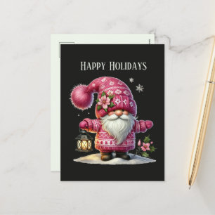 Cartão Postal De Festividades Feliz mensagem de natal feliz