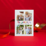 Cartão Postal De Festividades Feliz moderna e cor brilhante Foto 4<br><div class="desc">Todos nós amamos tradições de feriado, e que melhor maneira de celebrar do que com nosso Cartão-postal de Férias de 4 Fotografias, com Feliz Moderna e cor brilhante! Este inesquecível cartão postal apresenta feliz e brilho escrito em retrorreflectografia colorida, criando uma estética divertida e moderna. Com ele, você pode personalizar...</div>