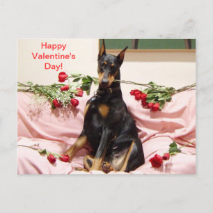 Cartão Postal De Festividades Feliz Namorados Dober para você