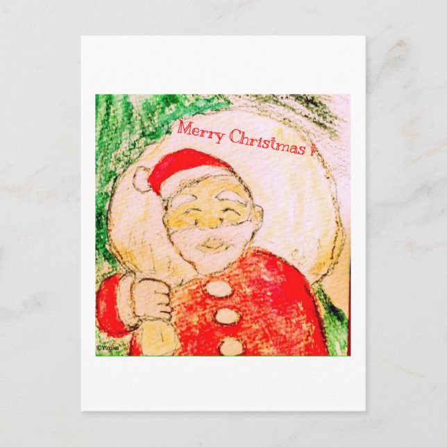 Cartão Postal De Festividades Feliz Natal! (Frente)