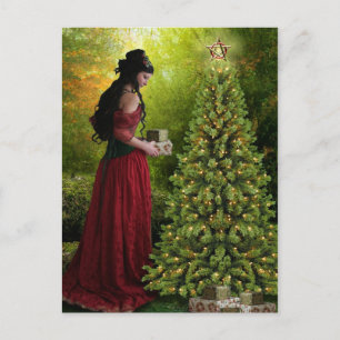 Cartão Postal De Festividades Feliz Natal