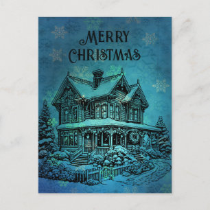 Cartão Postal De Festividades Feliz Natal