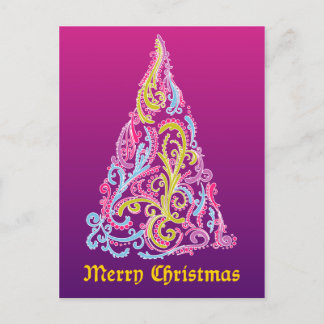 Cartão Postal De Festividades Feliz Natal
