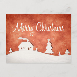 Cartão Postal De Festividades Feliz Natal