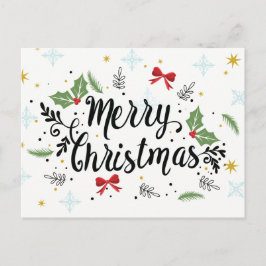 Cartão Postal De Festividades Feliz Natal!