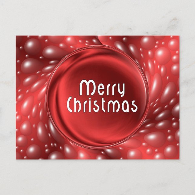 Cartão Postal De Festividades Feliz Natal (Frente)