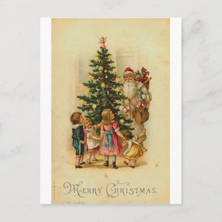 Cartão Postal De Festividades Feliz Natal