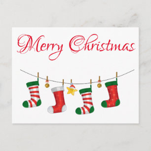 Cartão Postal De Festividades Feliz Natal