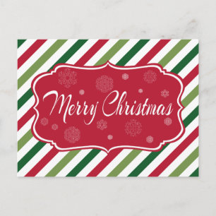 Cartão Postal De Festividades Feliz Natal