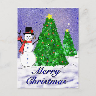 Cartão Postal De Festividades Feliz Natal