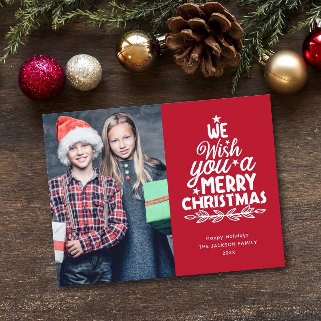 Cartão Postal De Festividades Feliz Natal 2 fotos (Criador carregado)