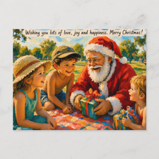 CARTÃO POSTAL DE FESTIVIDADES ~ FELIZ NATAL AUSTRALIANO ~