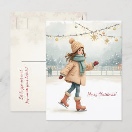 Cartão Postal De Festividades Feliz Natal! Cartão de Natal.