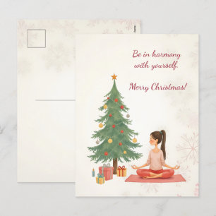 Cartão Postal De Festividades Feliz Natal! Cartão de Natal.