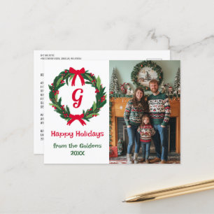 Cartão Postal De Festividades Feliz Natal de Feriados Feriados Fora do Natal PER