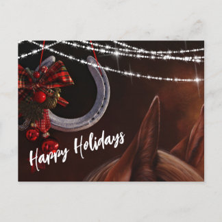 Cartão Postal De Festividades Feliz Natal de Férias e Férias
